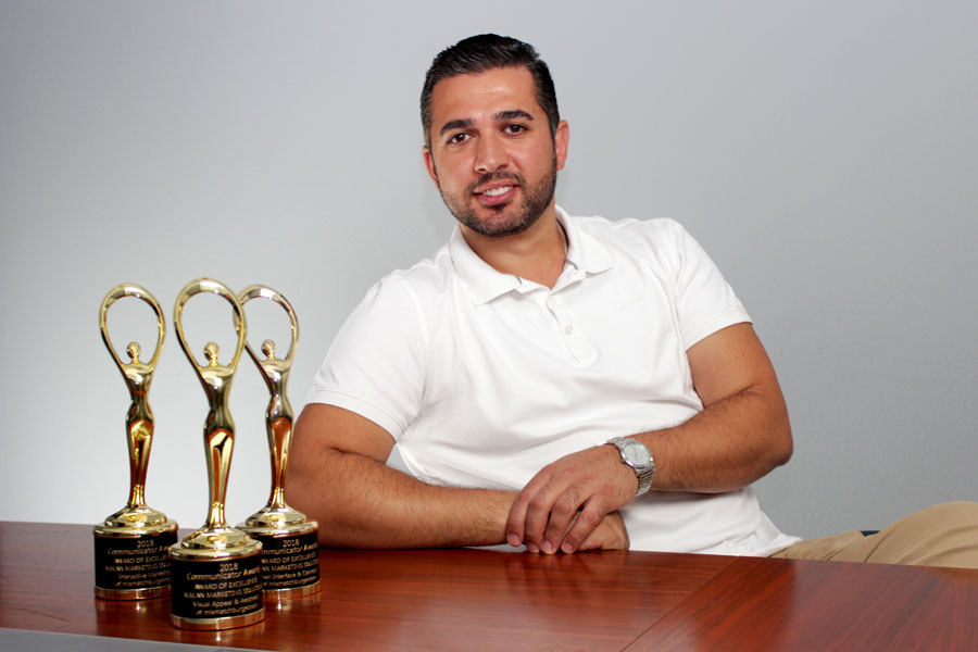 Armen Akopyan Awarded for Excellence by The Communicator Awards