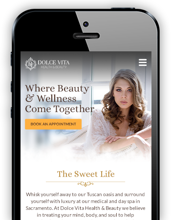 Dolce Vita Health & Beauty Spa - Mobile Website