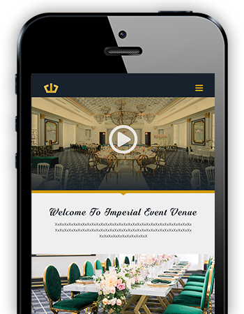 Imperial Event Venue - Mobile Website