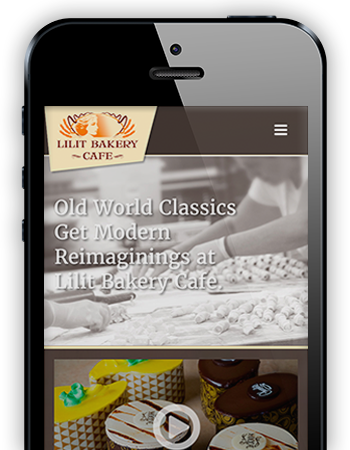 Lilit Bakery & Cafe - Mobile Website
