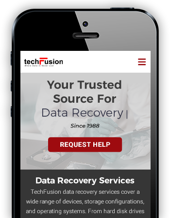 TechFusion - Mobile Website